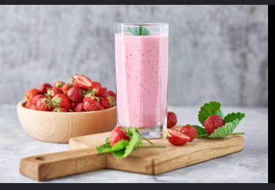 Çilek milkshake
