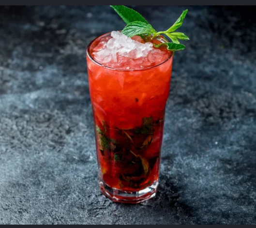 Çilekli mojito