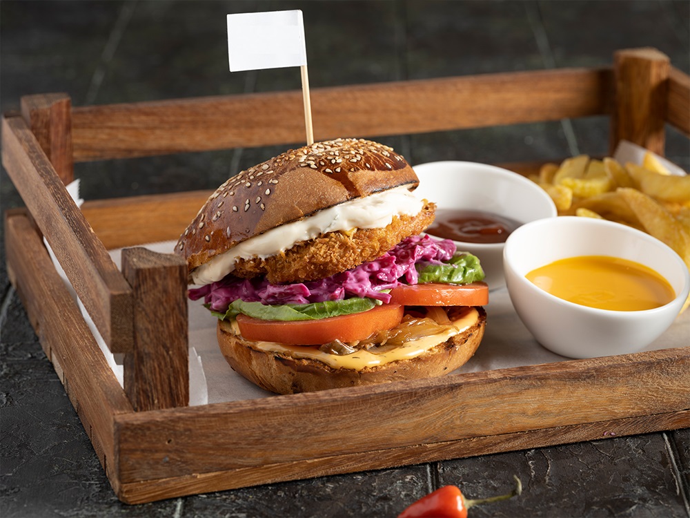 ÇITIR TAVUK CHEESE BURGER