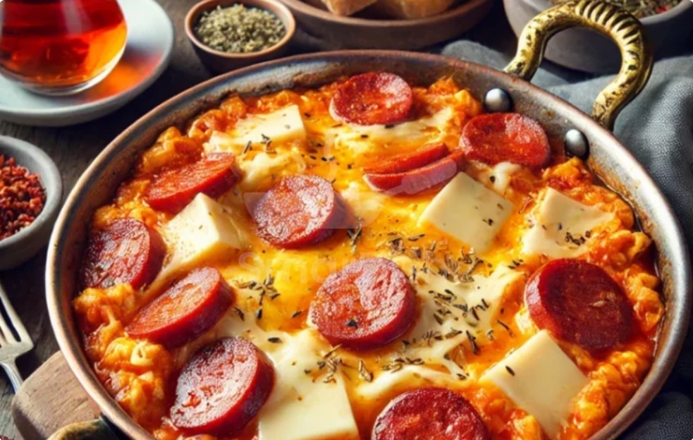KAŞARLI SUCUKLU OMLET
